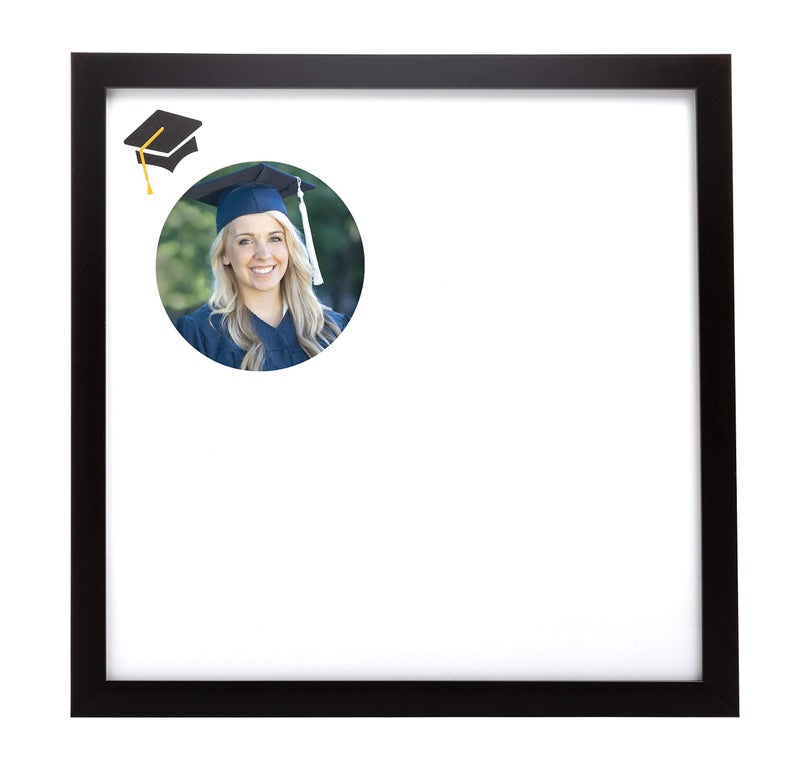 Kate & Milo Graduation Signature Guestbook Photo Frame, Graduation Party Best Wishes Message Board, Grad Party Supplies, Guest Signing Frame, Memorable Graduation Gifts, 14 x 14 - Image 2